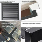  Housse De Protection De Qualité Supérieure Pour Mini Climatisation Divisée – Protection En Aluminium Pour Climatiseur Et Pompe à Chaleur, Housse D'extérieur Résistante Aux Intempéries Pour Unités