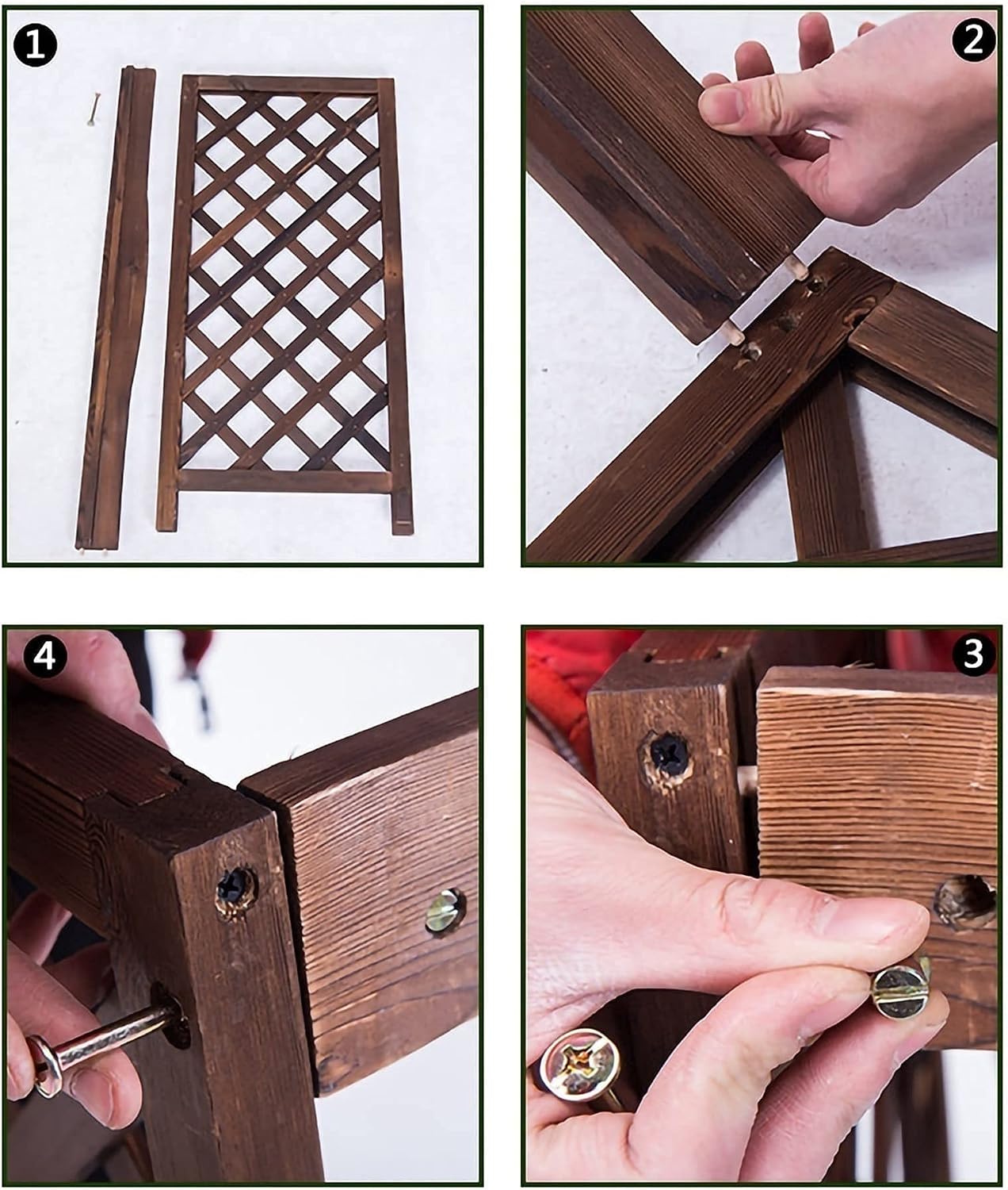  Housse Climatiseur Extérieur Couverture,Couvercle De Climatiseur En Bois Cadre De Support De Climatisation Extérieur Couvercle De Radiateur, Couvercle De Climatiseur Rustique Support De Plante En