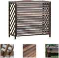 GENERIC Housse De Climatiseur Extérieur - Clôture Décorative Pour Unité De Climatisation - Écran En Bois Massif Pour Fenêtre - Protection élégante De Conception De Grille (taille : 11)
