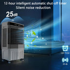 GENERIC Réservoir D'évaporation Portable 45L, Télécommande, 3 Vitesses, 12H Minuterie, 120 Oscillation, Fonctionnement Silencieux, Mobilité Facile, Idéal Pour Le Refroidissement De La Salle De Bureau à Domici