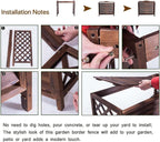 GENERIC Housse De Protection Pour Climatiseur Et Pompe à Chaleur En Bois Massif - Clôture Extérieure - Poubelle - Support De Fleurs - Grilles Pour Climatiseurs Et Pompes à Chaleur - Space Divi