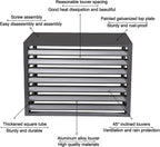  Housse En Aluminium Pour Climatiseur Et Pompe à Chaleur, Protection De L'unité De Climatisation Extérieure – Résistant Aux Intempéries, Gris Et Blanc, Taille 100X Pour Une Durabilité Et Une