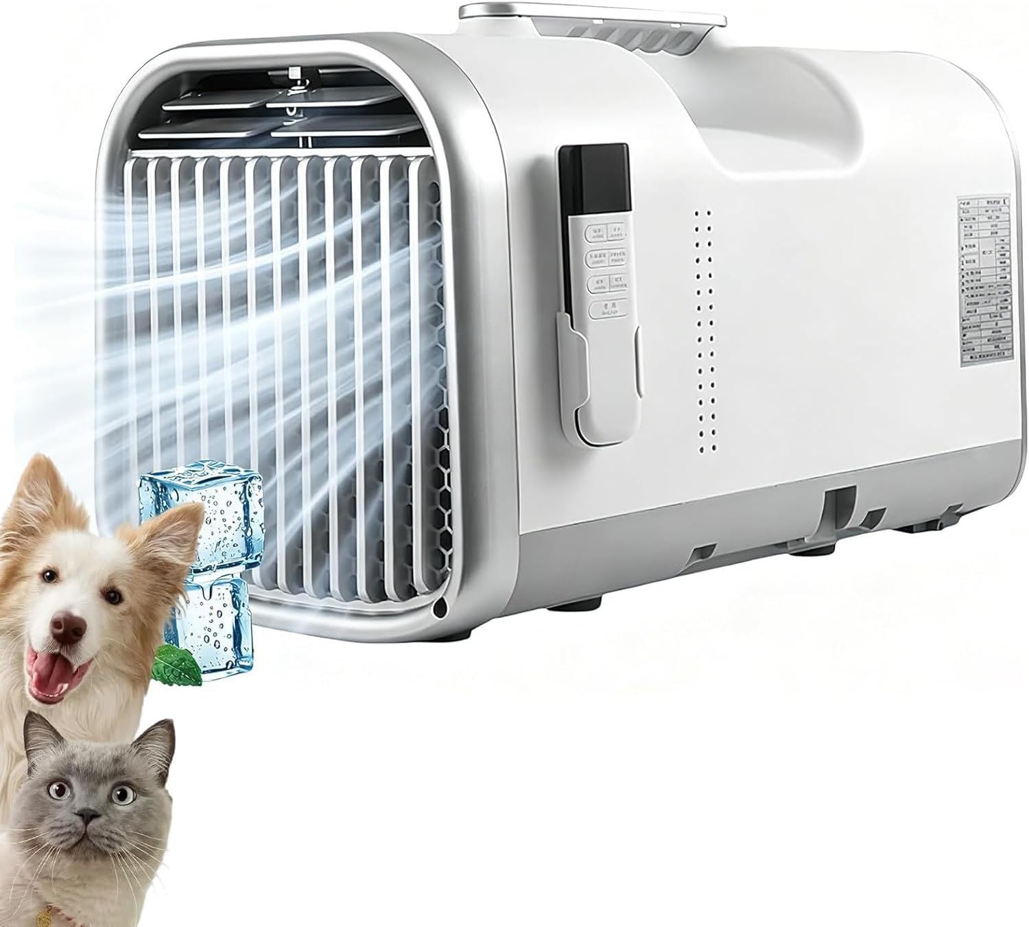  Climatiseur De Tente Silencieux Et Compact De 4400/5100 BTU Pour Camping 1500W | Climatiseur De Camping 4 En 1 (refroidisseur/déshumidificateur/ventilateur/veilleuse), évaporation Automatique Sans Vidange
