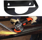  Power Tool Organizer, Wall-Mounted Grinder Tool Holder, Heavy-Duty Rack, Multifunctional Storage Solution, Good For Garage, Workshop, Angle Grinder, 6.29x1.96x1.96 Inches