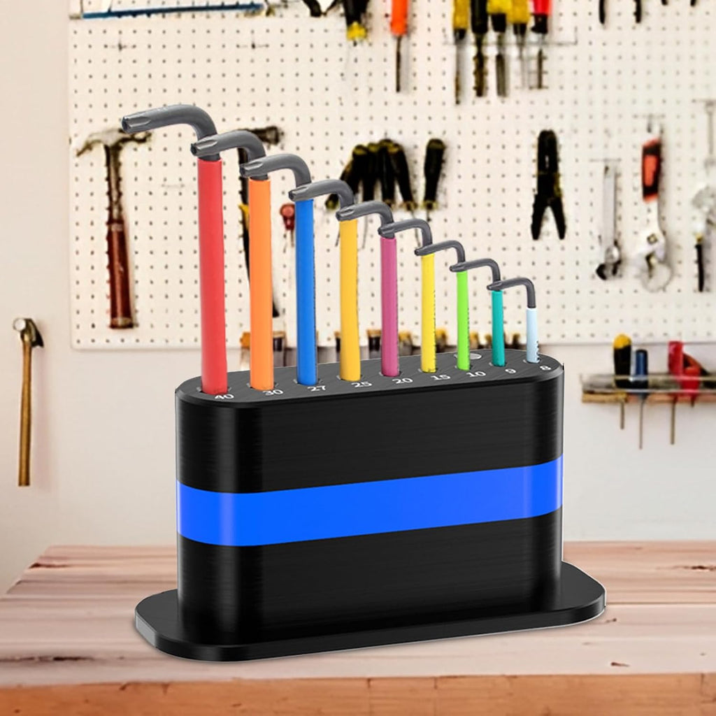  Porte-Clés Allen - Support En L Pour Clés,Étagère Antidérapante à Libération Rapide Pour Atelier Garage Établi Cart à Outils Plombier Charpentier Technicien