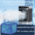 GENERIC Refroidisseur D'air Portable, 120 Ventilateur évaporatif Oscillant Avec Roues, Unité De Climatisation Personnelle Silencieuse Pour Le Bureau De Chambre à Coucher, 3 Vitesses, Télécommande, Dispositif