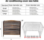 GENERIC Housse En Bois Pour Climatiseur Extérieur Et Support De Fleurs En Bois Massif Pour Unités De Climatisation, écran De Climatisation élégant Et Bouclier De Radiateur Solution De Décoration Et De