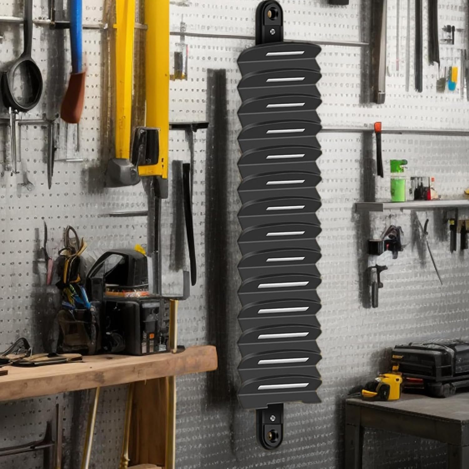  Générique Porte-Clés à Outils, Support Mural Pour Clés à Crémaillère, Accessoire Polyvalent De Fixation Pour Boîte à Outils - Débutants, Passionnés Et Utilisateurs