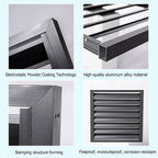  Housse De Protection Pour Climatiseur Extérieur – Résistant Aux Intempéries Et Antivol – Clôture D'intimité Décorative Pour Protection Des Unités Extérieures Et Design élégant