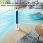 GENERIC Refroidisseur D'air De Tour Silencieux Avec Ventilateur De Refroidissement Par évaporation à Distance à 3 Vitesses Pour Chambre à Coucher Et Bureau, Unité De Climatisation Portable Efficace En énergie
