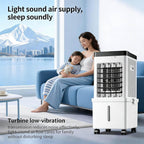 GENERIC Ventilateur De Refroidisseur D'air Portable 10L, Refroidisseur De Maréchage évaporatif à 3 Vitesses Avec Télécommande Et Minuterie, Unité à AC à La Maison à économie D'énergie, Refroidissement De Bure