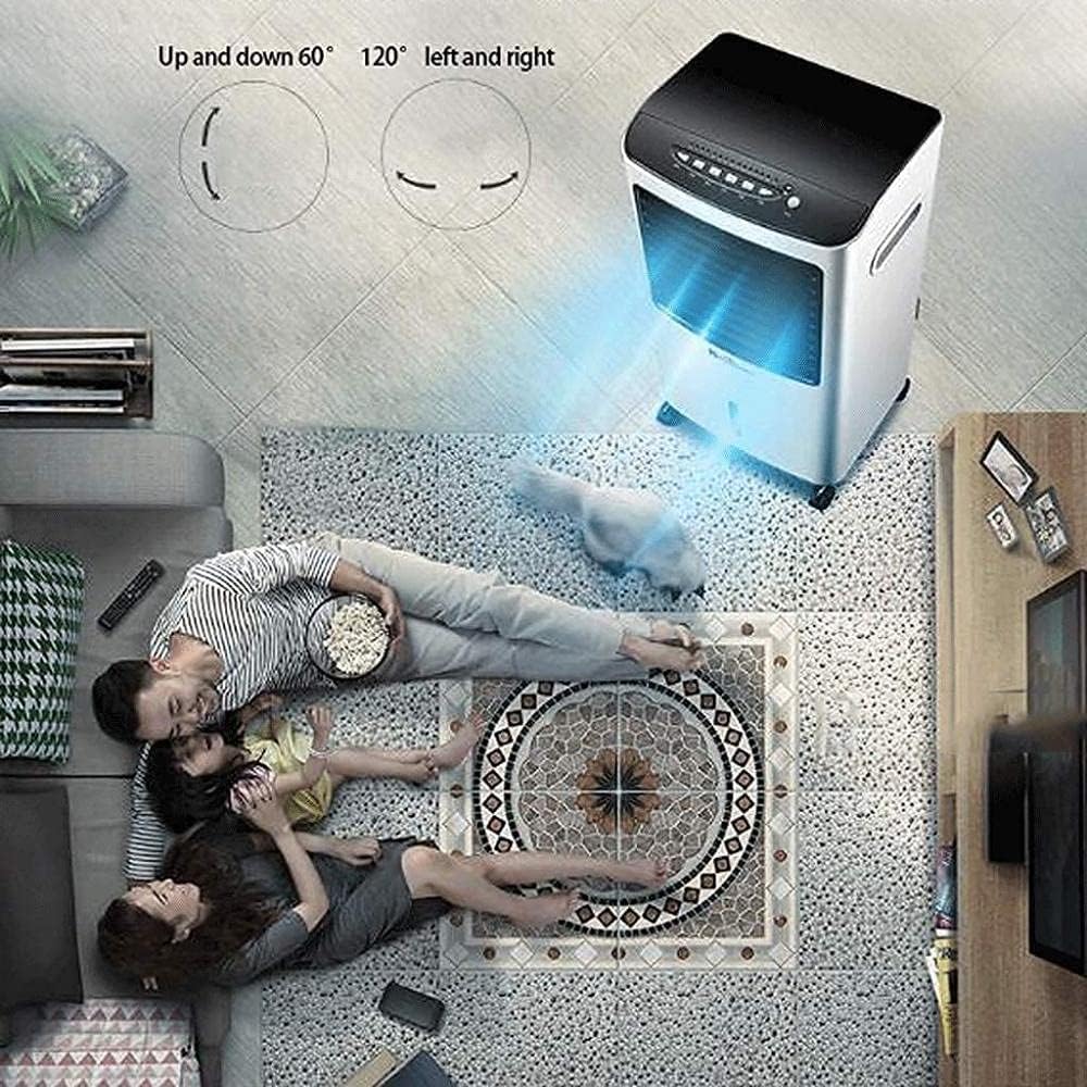 GENERIC Unité De Climatisation Pour La Maison, Ventilateur De Climatisation Frais Et Chaud à Double Usage Silencieux Ménage Ventilateur De Refroidissement à économie D'énergie Pour La Chambre à Coucher De Bu