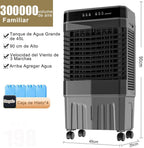 GENERIC Refroidisseur D'air Portable, Ventilateur D'évaporation 3 En 1 Avec Réservoir De 45L, Minuterie 12H, 3 Vitesses, Swing Automatique, Idéal Pour Le Camping à Domicile
