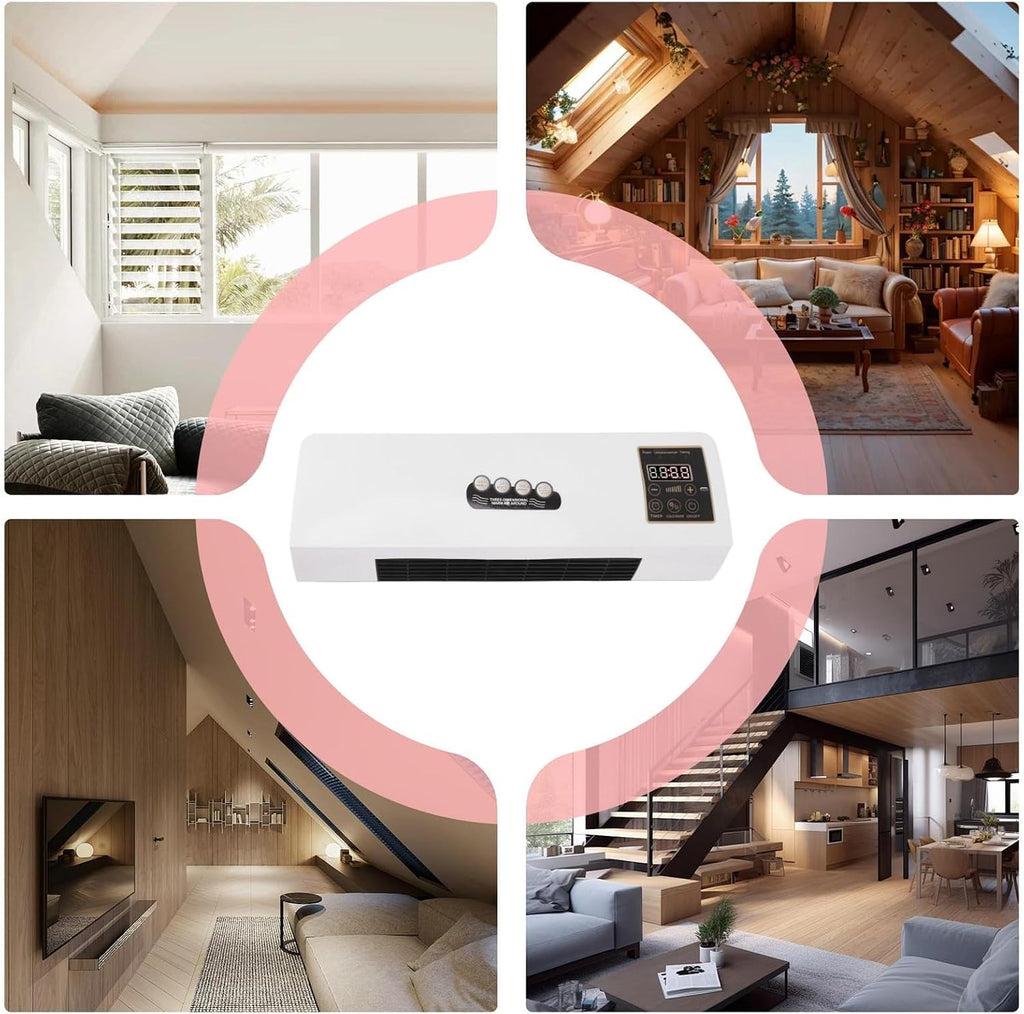 GENERIC Climatiseur Portable – Unité De Refroidissement Et De Chauffage 2000 W Pour Chambre, Maison Et Bureau