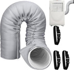  Couvercle De Tuyau De Climatisation Portable - Diamètre 13 Cm Et 15 Cm | Isolation Tuyau Climatiseur Manchon - Housse Tuyaux Climatiseur Mobile