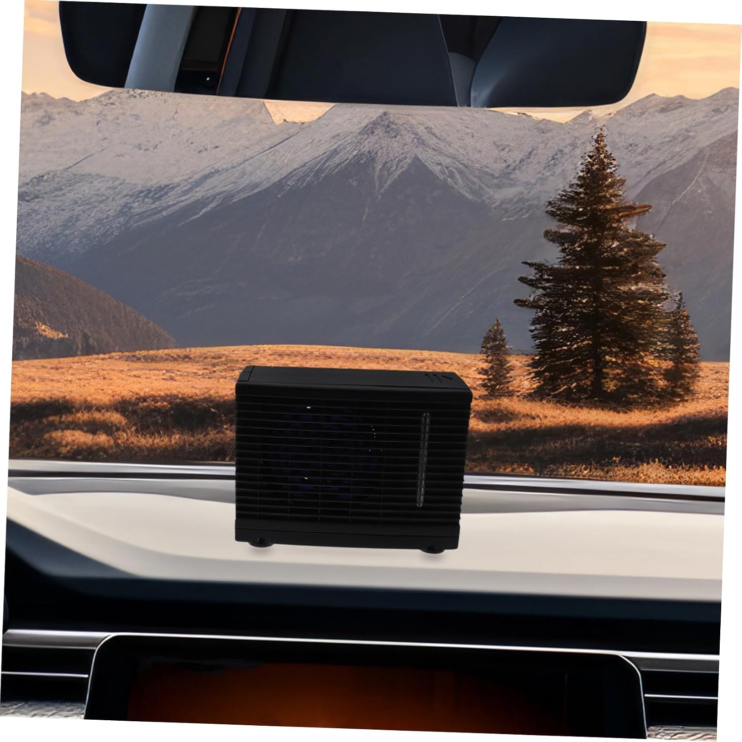  LIFKOME Climatiseur Portable Pour Voiture Ventilateur De Refroidissement Par Évaporation Eau Mini Climatiseur Avec Adaptateur Allume-Cigare