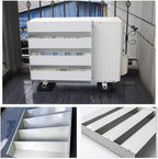 GENERIC Climatiseur Extérieur - 65 X 65 Cm - Pare-vent Pour Flux D'air Direct - Grille D'aération Réglable - Résistant Aux Intempéries - Pour Une Efficacité énergétique Et Un Confort Optimal