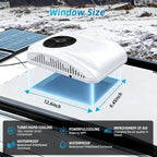  Climatiseur électrique 12 V CC 8800 BTU Pour Toit De Véhicule Récréatif - Économie De Carburant