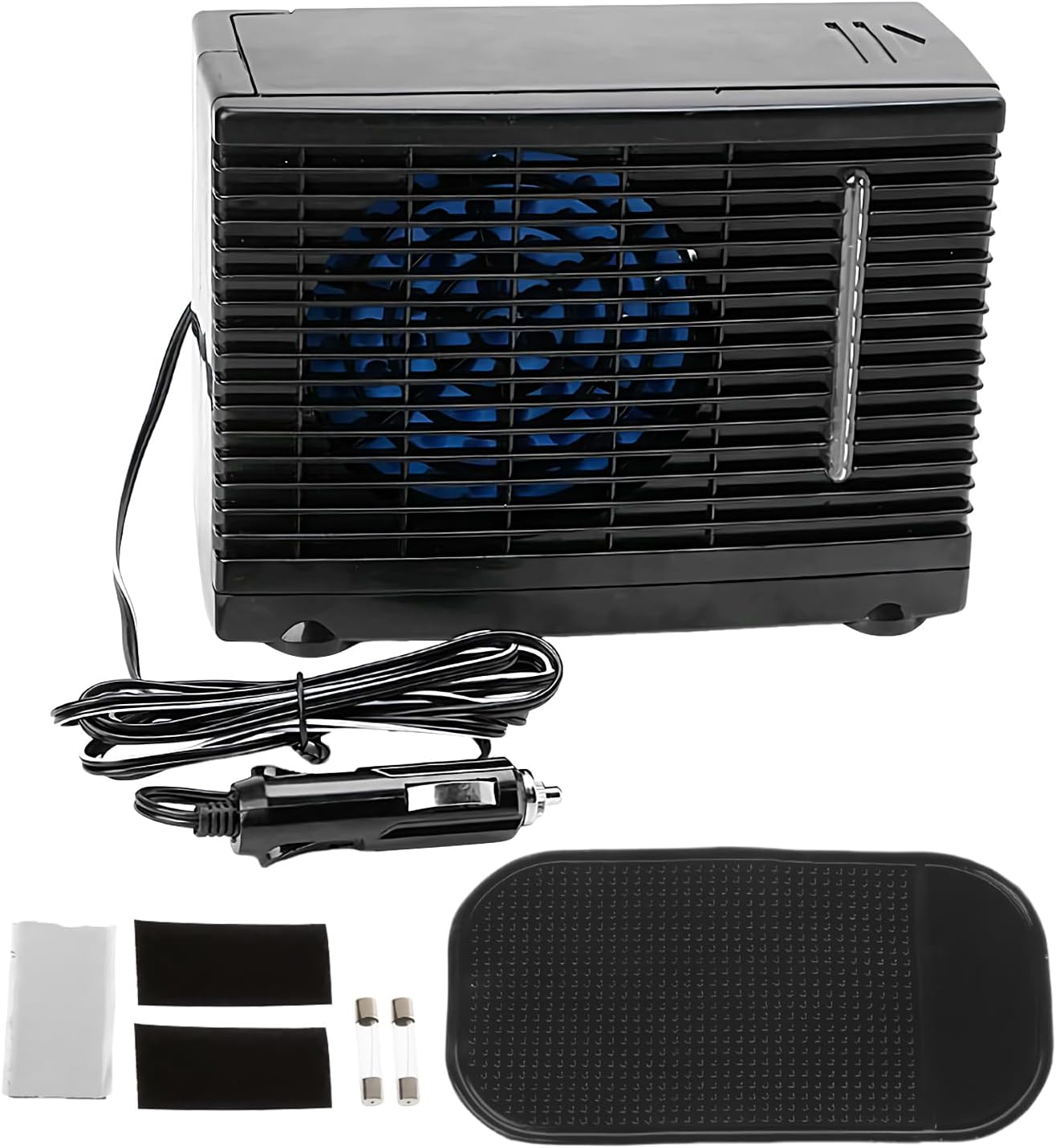  Ventilateurs D'air Portables Pour Voiture – Souffleur D'air Portable Pour Voiture | Appareil De Soufflage D'air Par évaporation D'eau 12 V Pour Camion, Camping-car, Voyage, Sous-sol, Chambre à Coucher