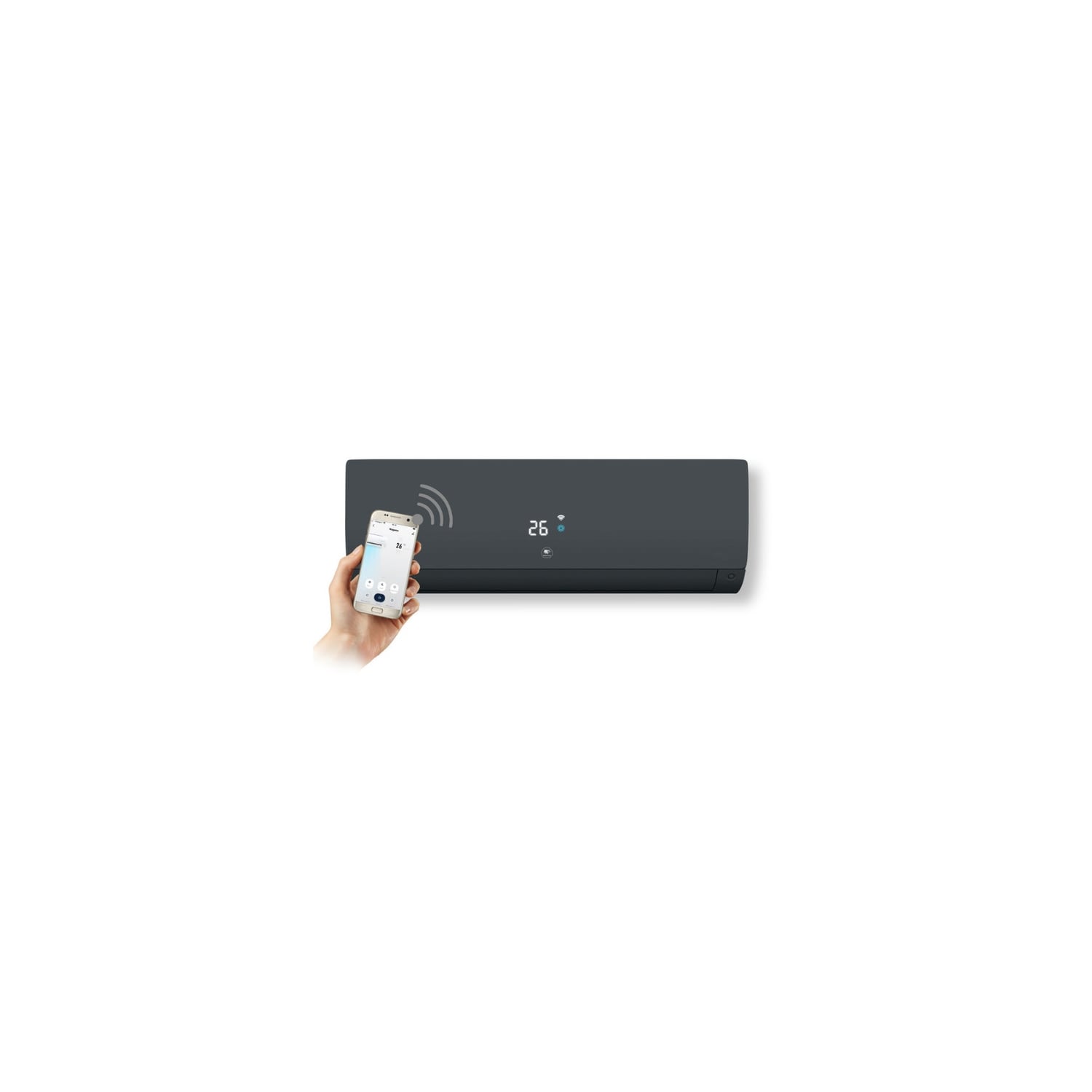  Climatisation Unité Extérieure 4.2 Kw Et Unité Intérieure Noire Nagano - Thermor