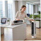 Climatiseur Tour, Mini Ventilateur Tour Portable Sans Pales, Circulation D'air 3D, Fonctionnement Silencieux, Mini Unité De Climatisation Pour Chambre à Coucher, Climatiseur Blanc