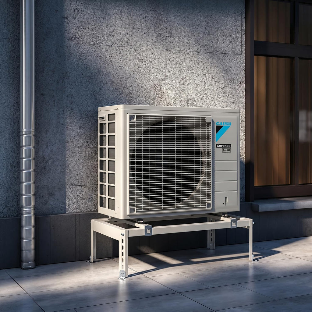  Maclean MC-864 Support De Climatisation Pour Chauffage Au Sol 280-870 Mm/230-450 Mm Jusqu'à 70 Kg Max. 36000 BTU