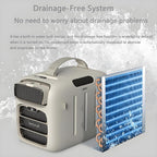  Climatiseur Portable, Refroidissement Rapide 5121 BTU, AC/DC 24 V, 3 Vitesses De Ventilation, Minuterie De Déshumidification Pour Camping-Car, Tente Et Usage Extérieur