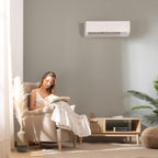  Cecotec Air Conditioning Split Airclima 9000 SmartFresh. 9000 BTU, Moteur DC, Pompe à Chaleur, Télécommande, écran LED, Système D'onduleur, 5 Modes, 8 Vitesses, Couverture De 16 M2