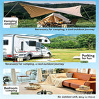  Climatiseur Pour Fourgonnette, Climatiseur Extérieur à Refroidissement Rapide, 16-32 °C, 3 Vitesses De Ventilation, Autonomie 24 H, Pour Caravane, Camping-Car 49 × 33 × 26 Cm 220V-cold