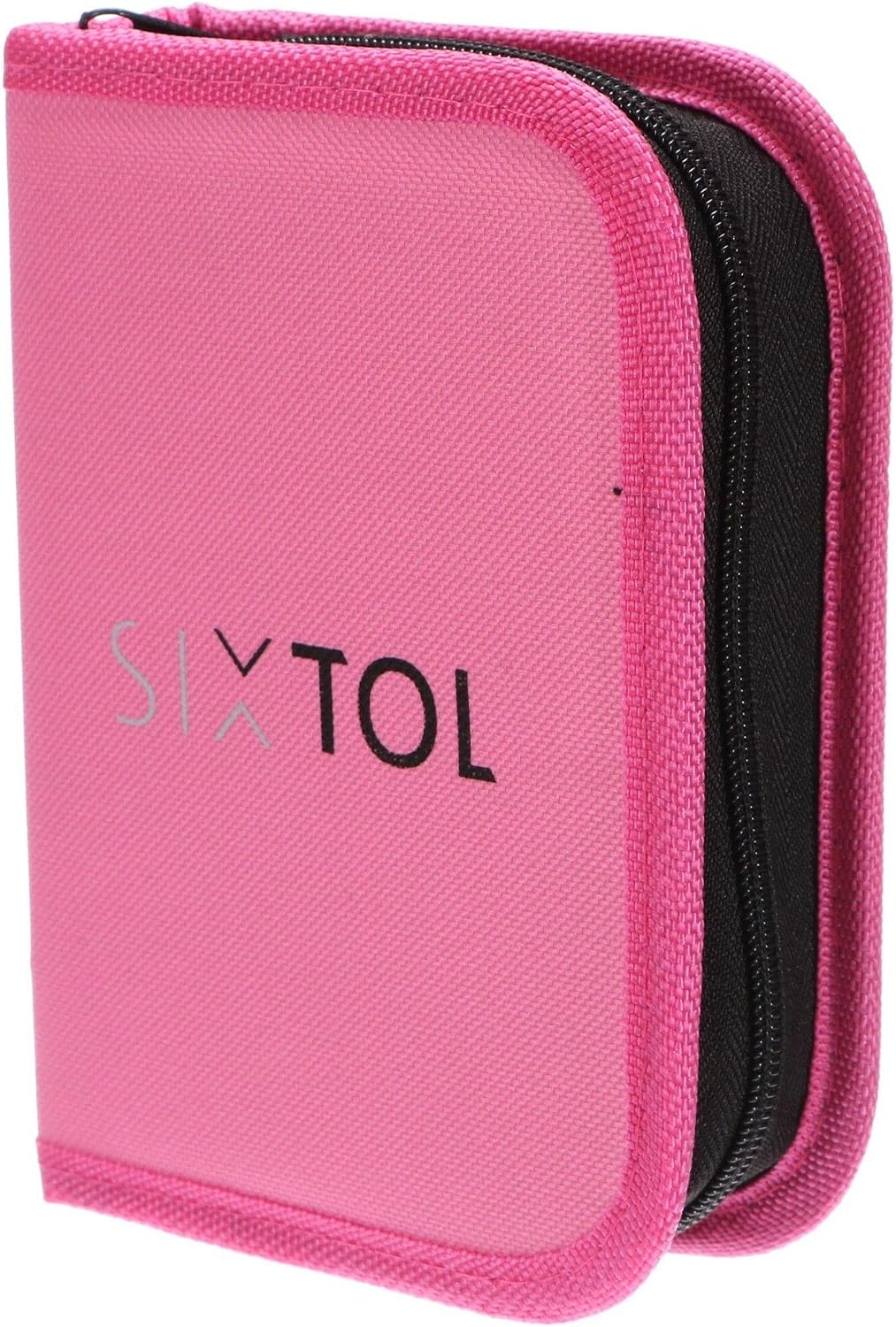  HOME PINK 26 | Kit D’outils 26 Pièces | Étui Textile Rose à Fermeture éclair | Réparations Domestiques