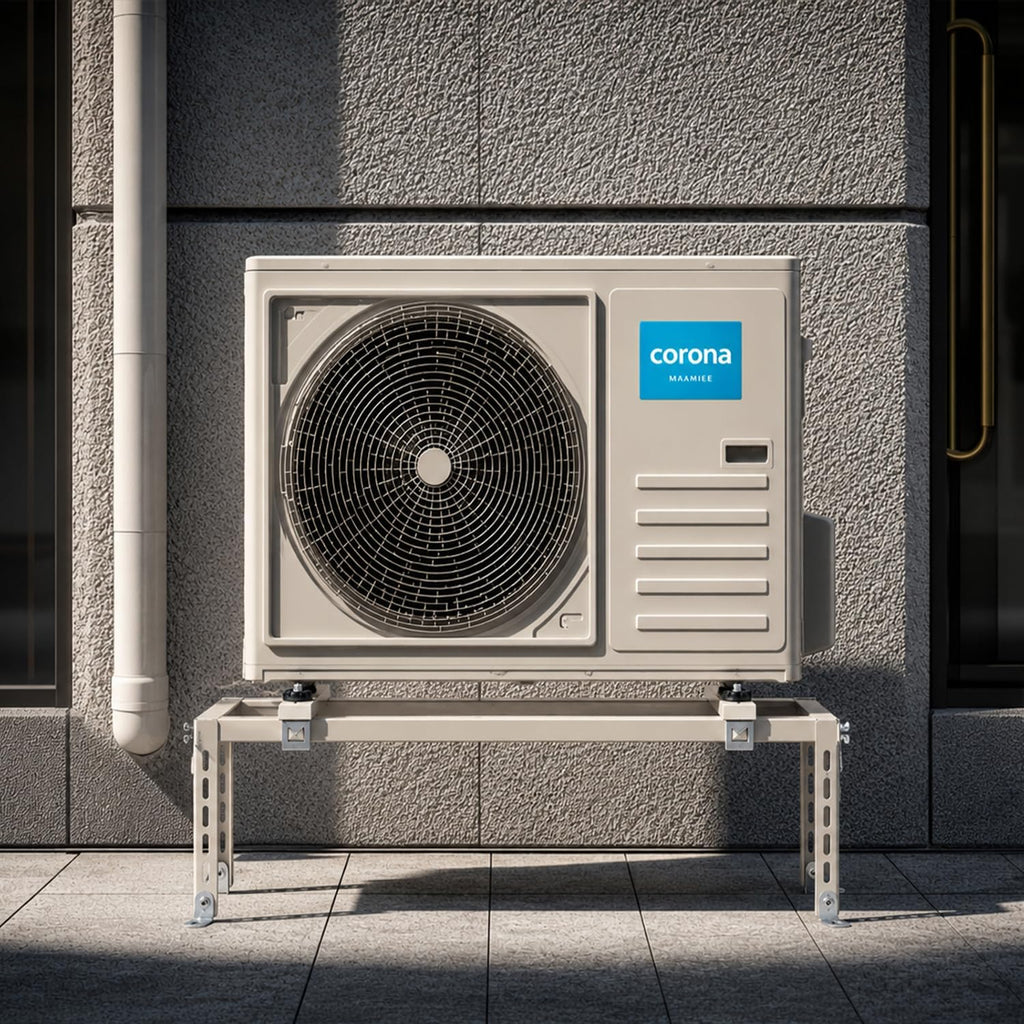  Maclean MC-864 Support De Climatisation Pour Chauffage Au Sol 280-870 Mm/230-450 Mm Jusqu'à 70 Kg Max. 36000 BTU
