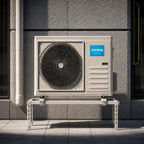  Maclean MC-864 Support De Climatisation Pour Chauffage Au Sol 280-870 Mm/230-450 Mm Jusqu'à 70 Kg Max. 36000 BTU