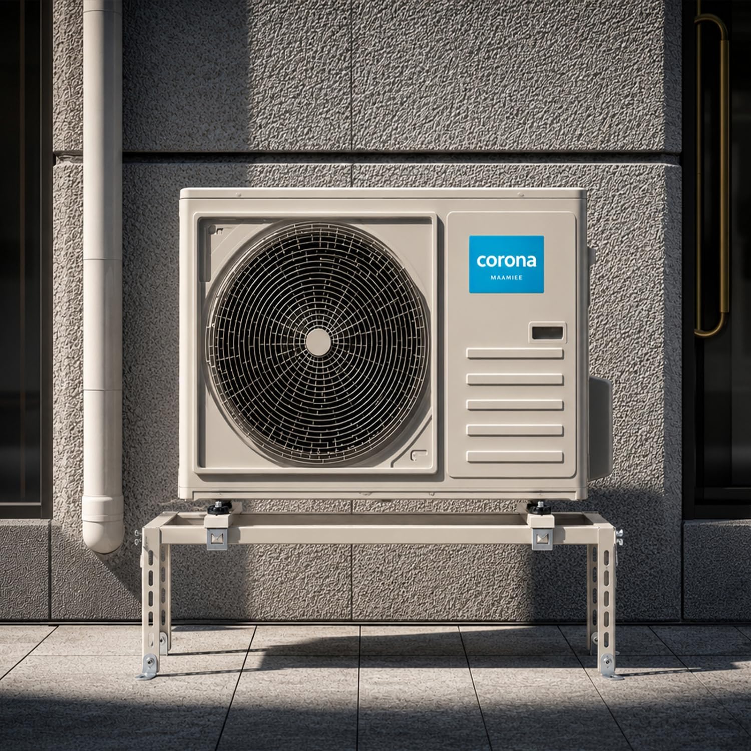  Maclean MC-864 Support De Climatisation Pour Chauffage Au Sol 280-870 Mm/230-450 Mm Jusqu'à 70 Kg Max. 36000 BTU