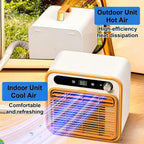 GENERIC Climatiseur Portable Split, 1500W 130m³/h Refroidissement Silencieux Avec Tuyau De Connexion De 2m – Minuterie 12h, Contrôle À Distance/Application WiFi, Léger Pour Tente De Camping, Camion, Camping