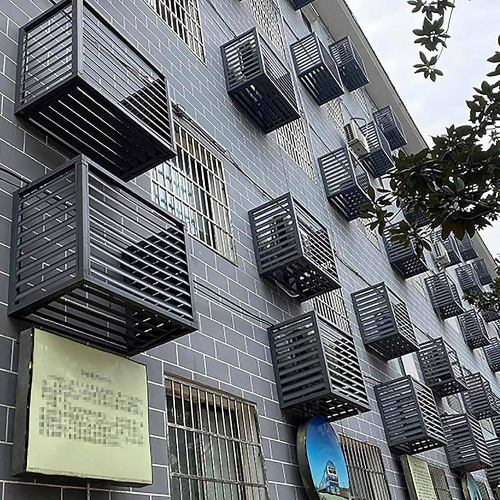 GENERIC Housse De Climatiseur D'extérieur Avec Protection Antivol, Clôture D'intimité étanche, écran Décoratif Divisé Pour Une Meilleure Esthétique Extérieure