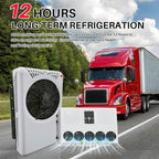 GENERIC Mini Climatiseur Split 6600 BTU DC Inverter, Silencieux Et Rapide, Stationnement électrique AC Pour Camions, Bus, Camping-cars, Pickups, Semi-remorques