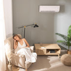  Cecotec Air Conditioning Split Airclima 9000 SmartFresh. 9000 BTU, Moteur DC, Pompe à Chaleur, Télécommande, écran LED, Système D'onduleur, 5 Modes, 8 Vitesses, Couverture De 16 M2