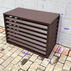  Housse De Protection Imperméable Pour Climatiseur De Fenêtre D'extérieur En Aluminium Robuste Pour Unité De Condensation Et Poubelle - Résistante à La Poussière Et Durable
