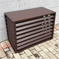 GENERIC Clôture D'intimité Pour Climatiseur Extérieur – Grilles De Protection En Aluminium Pour Climatisation Et Climatisation Résistantes Aux Intempéries