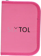  HOME PINK 26 | Kit D’outils 26 Pièces | Étui Textile Rose à Fermeture éclair | Réparations Domestiques
