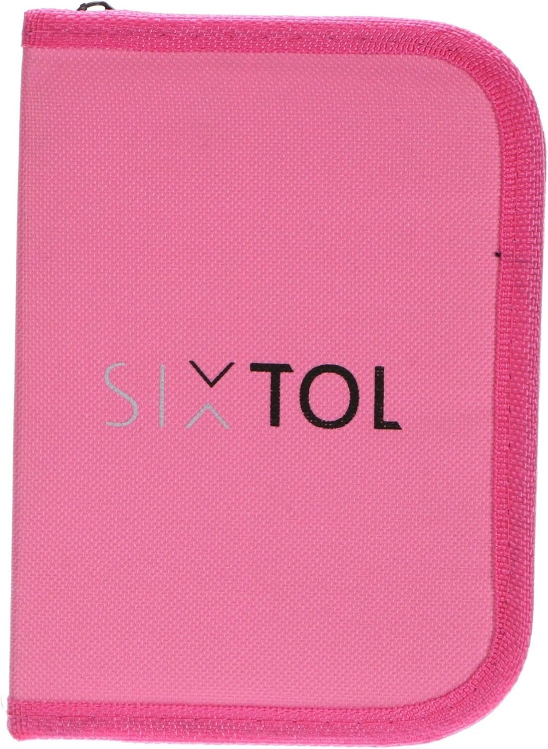  HOME PINK 26 | Kit D’outils 26 Pièces | Étui Textile Rose à Fermeture éclair | Réparations Domestiques