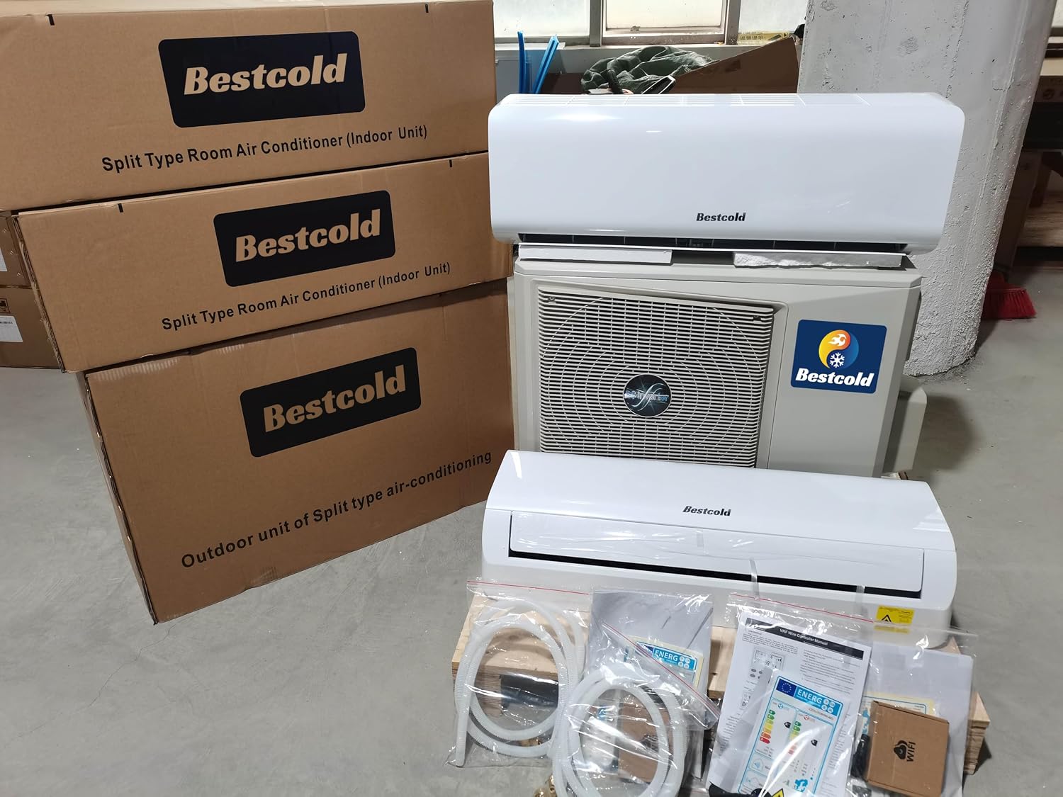 GENERIC 42000BTU Ductless Multi 12k Zones Mini Split Climatiseur Et Chauffage – 4 Zones