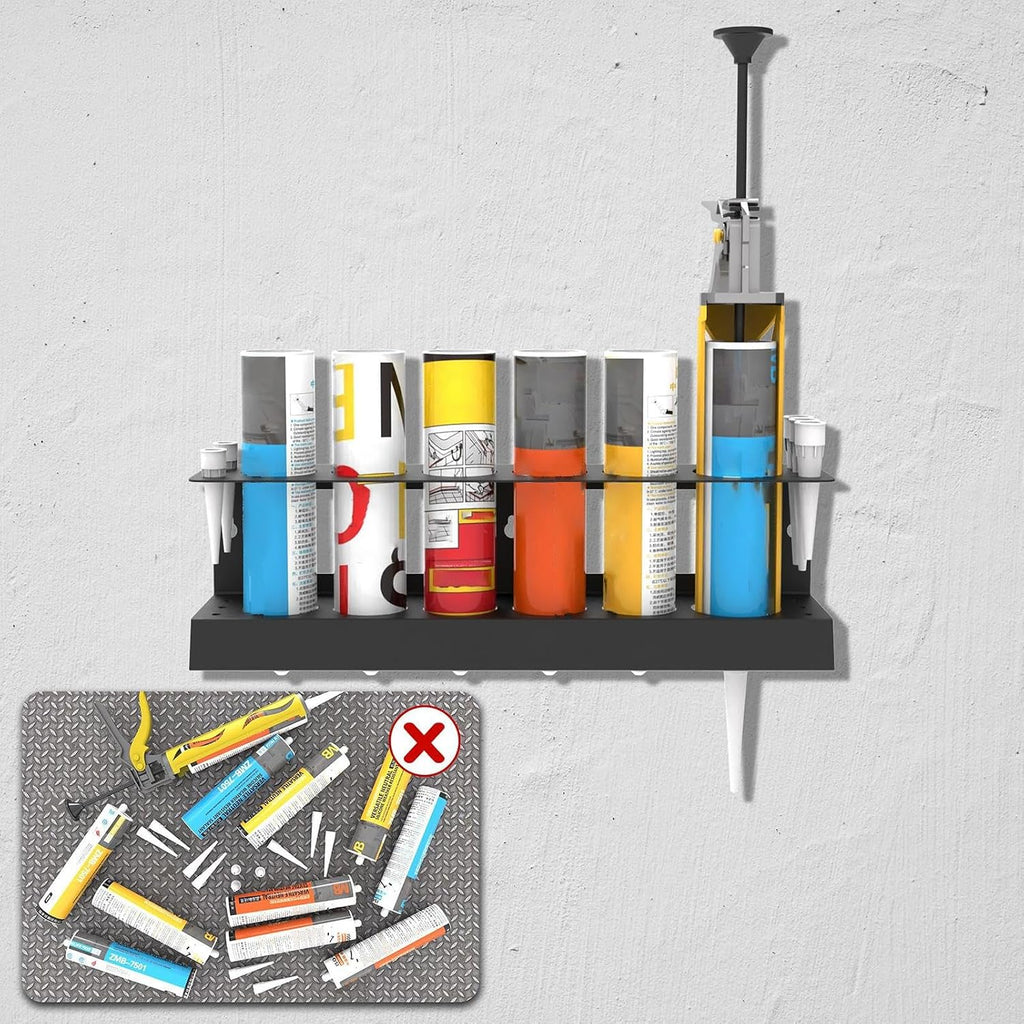  Support Pour Tube De Mastic - Porte Tubes Joint | Support Mural Pour Cartouches Et Aérosols Garage Atelier