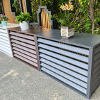 GENERIC Housse De Climatiseur D'extérieur Imperméable Et Anti-poussière En Aluminium Pour Mini Unités Divisées, Réduction Du Bruit, Robuste, Compatible Avec Tous Les Modèles De Climatisation D'extérieur