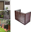 GENERIC Housse De Protection En Aluminium Pour Climatiseur D'extérieur – Couvercle De Protection Pour Condensateur, étagère De Rangement Et Présentoir Pour Plantes, Outils De Jardin, Clôture D'intimité Pour