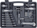  Mallette à Outils KWB En Plastique Dur Et Robuste De 63 Outils De Qualité Supérieure. Equipement Essentiel Pour Les Usages Quotidien Et/ou D'atelier