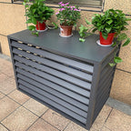  Housse De Protection Décorative Pour Climatiseur Toutes Saisons - Clôture D'intimité Antivol Pour Climatisation