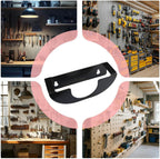  Power Tool Organizer, Wall-Mounted Grinder Tool Holder, Heavy-Duty Rack, Multifunctional Storage Solution, Good For Garage, Workshop, Angle Grinder, 6.29x1.96x1.96 Inches