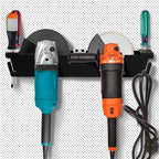 GENERIC Support Mural Pour Meuleuse D'angle | Tournevis D'outils électriques 2 Fentes Pour Atelier, établi, Panneau Perforé, Garage