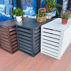  Housse De Protection Décorative Pour Climatiseur Toutes Saisons - Clôture D'intimité Antivol Pour Climatisation